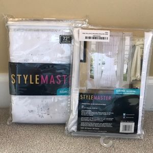 Curtains - Sheer Voile Door Panels